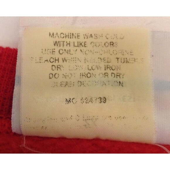 Vtg St Johns University Sweatshirt Mn 2XL Red Crewneck Oversized Grunge 90s Y2K - Picture 11 of 11